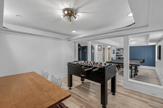 a view of a livingroom with furniture and window