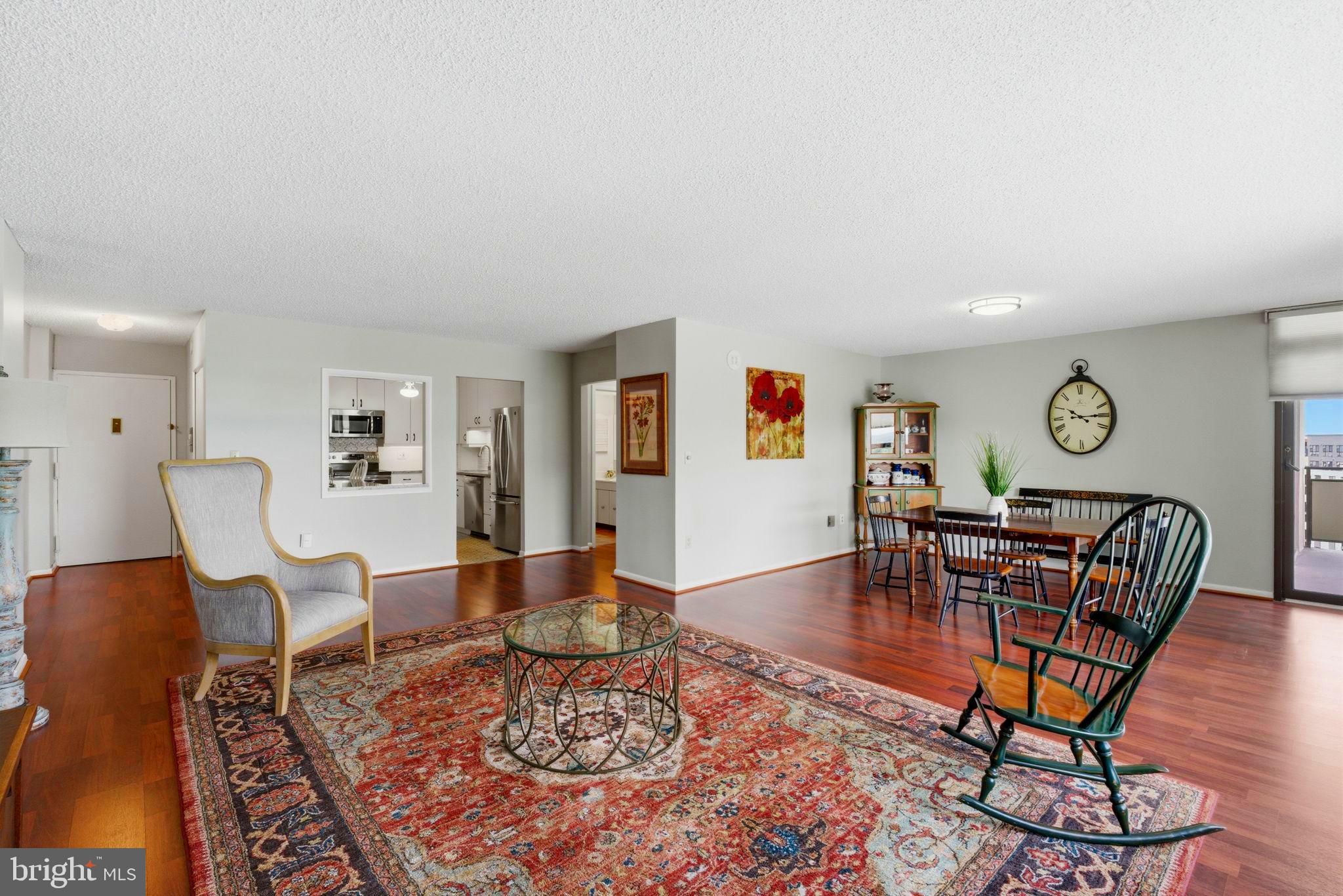 205 East Joppa Road, Unit 1809 Towson, MD 21286 - Photo 5 of 31 Living and Dining spaces adjoin