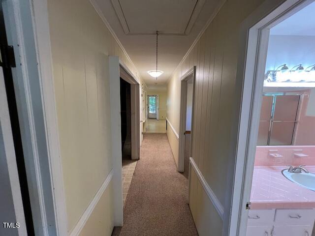 5629 Tabbs Creek Road Oxford, NC 27565 - Photo 33 of 40 a view of a hallway