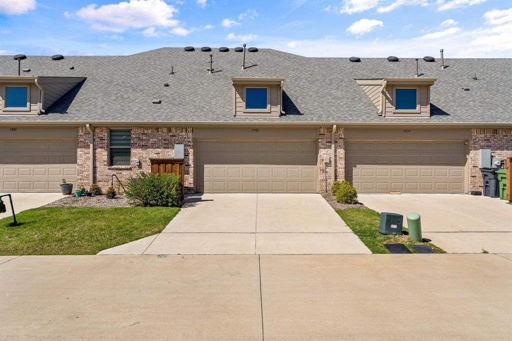 3781 Rochelle Court Prosper, TX 75078 - Photo 21 of 30 View of front of property featuring a shingled roof and brick siding