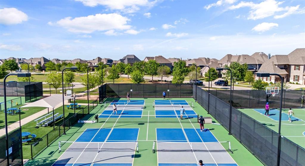 3781 Rochelle Court Prosper, TX 75078 - Photo 26 of 30 View of tennis court with a residential view