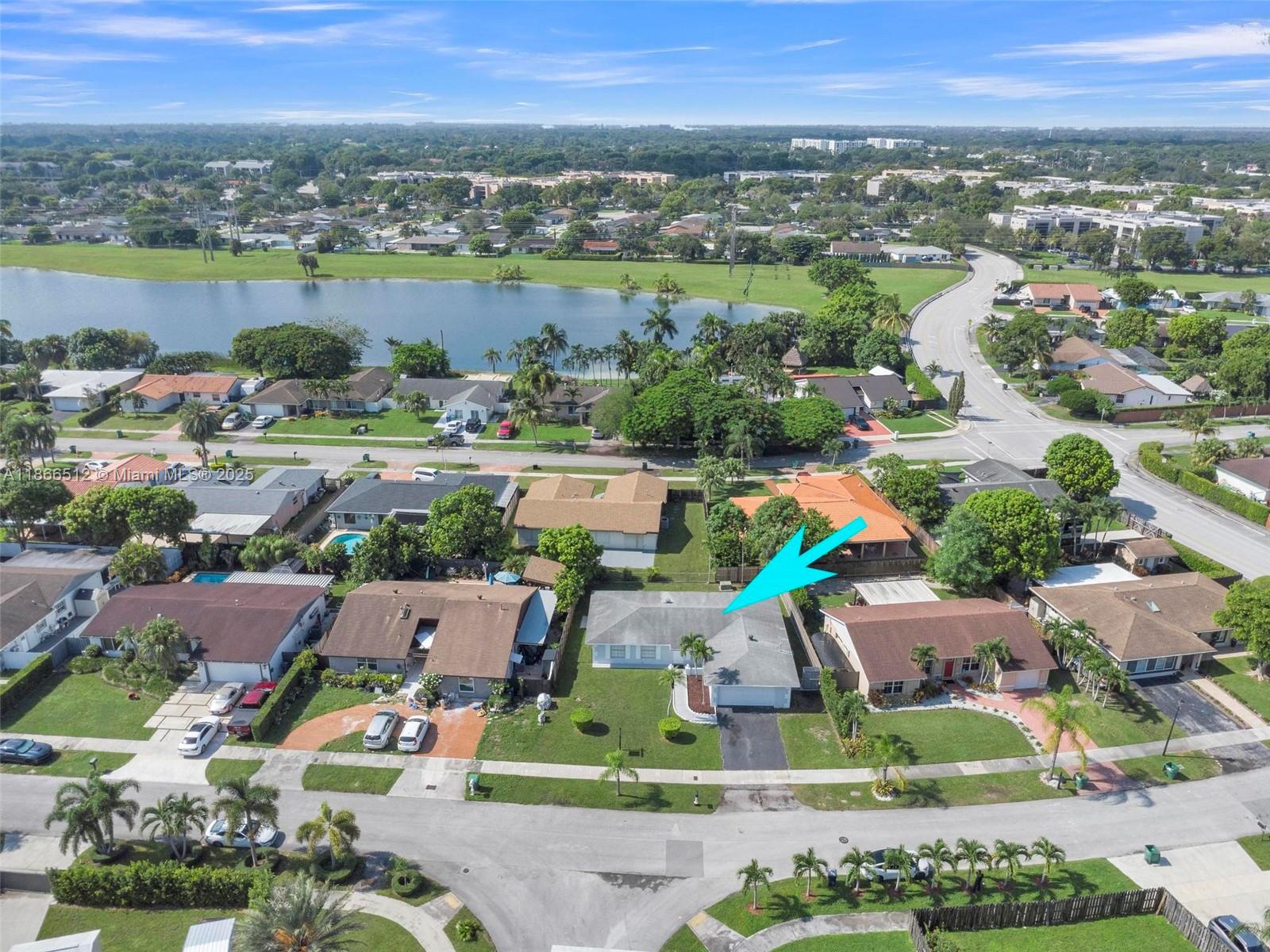 13440 Southwest 81st Street Miami, FL 33183 - Photo 22 of 23 an aerial view of a city with lake view