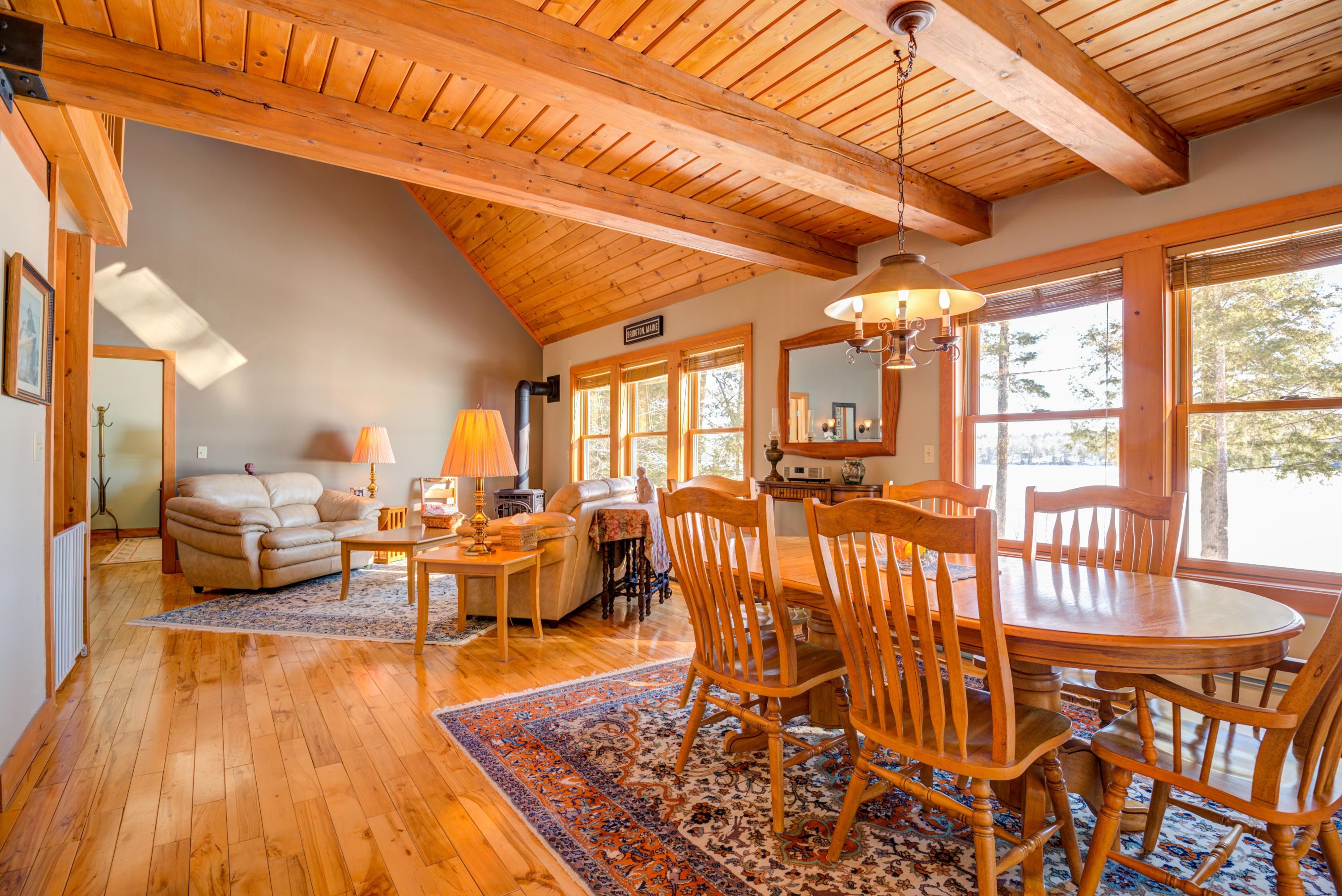 79 Kansas Shores Road Bridgton, ME 04009 - Photo 12 of 38 Open dining/living rooms