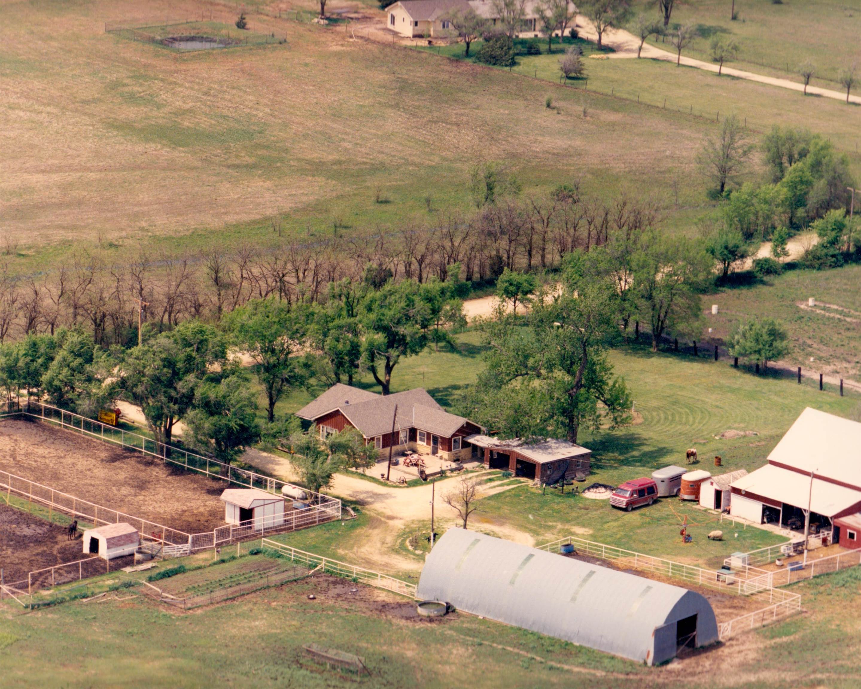 8414 Southwest Indianola Road Andover, KS 67002 - Photo 2 of 28 Historical aerial photo of the homestead in its prime