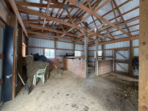 a view of a storage room
