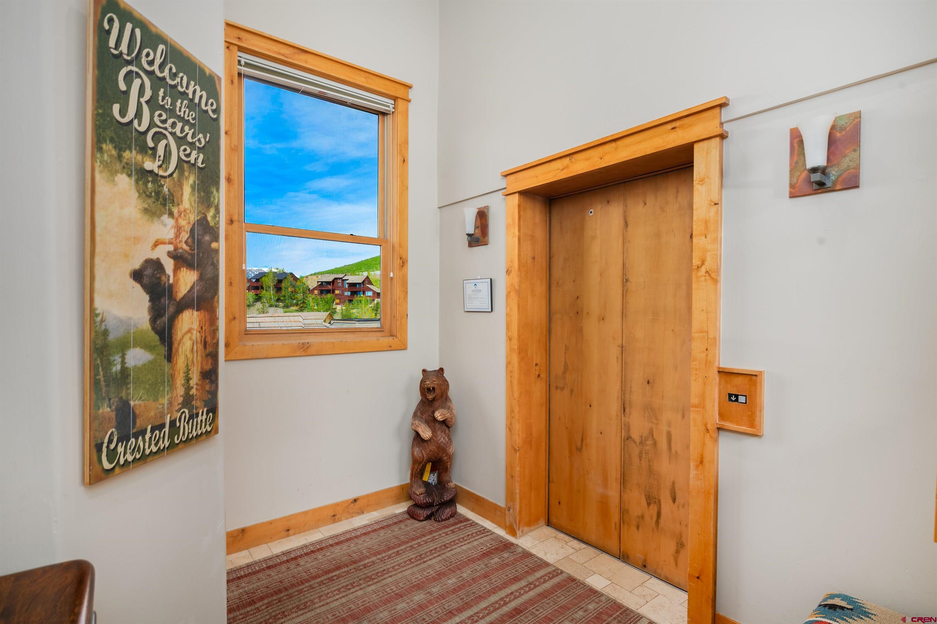 9 Hunter Hill Road, Unit 401 Crested Butte, CO 81225 - Photo 27 of 45 Private elevator to front door