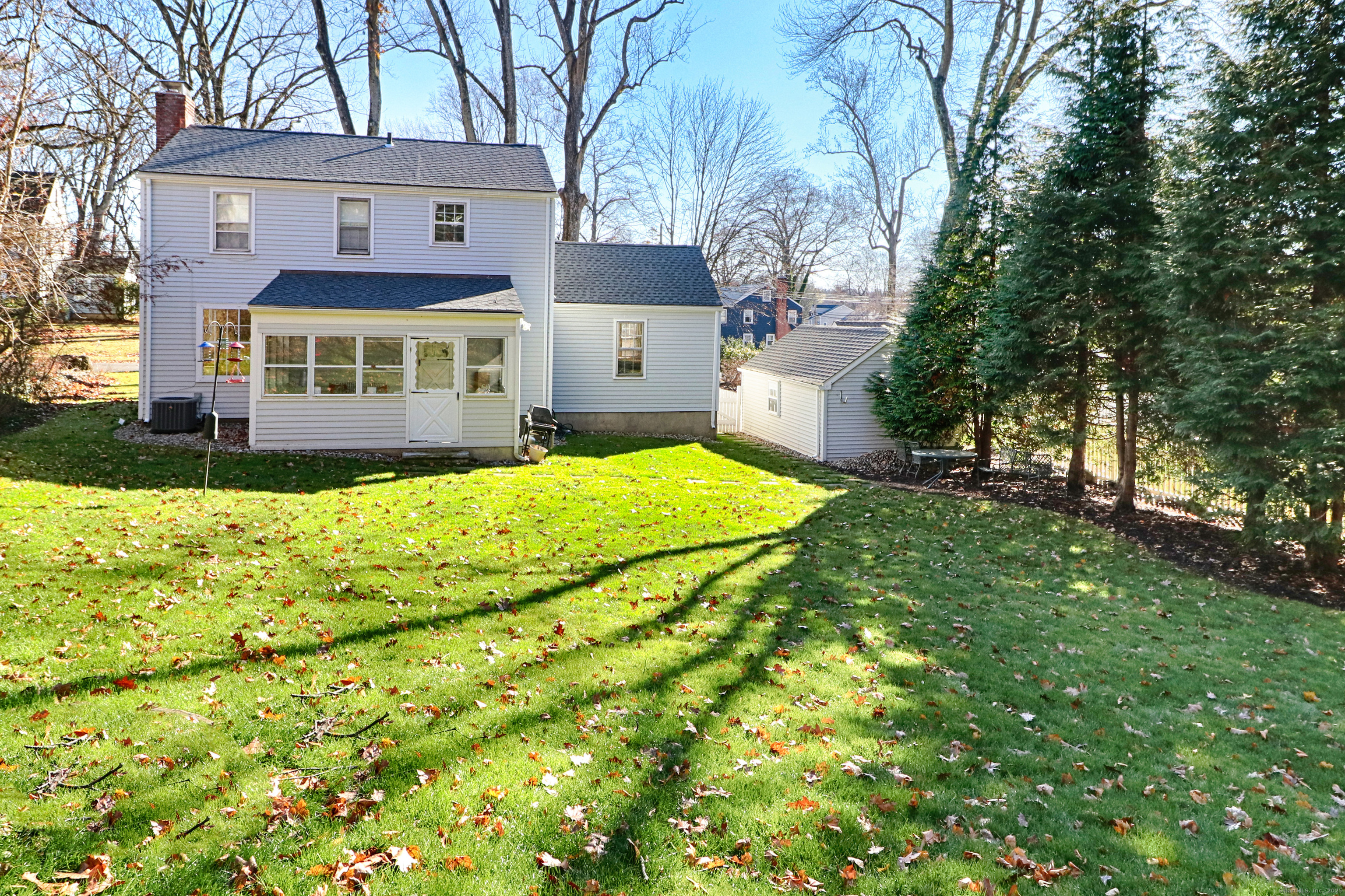 30 Falmouth Road Fairfield, CT 06825 - Photo 30 of 37 a view of a big yard with plants and large tree