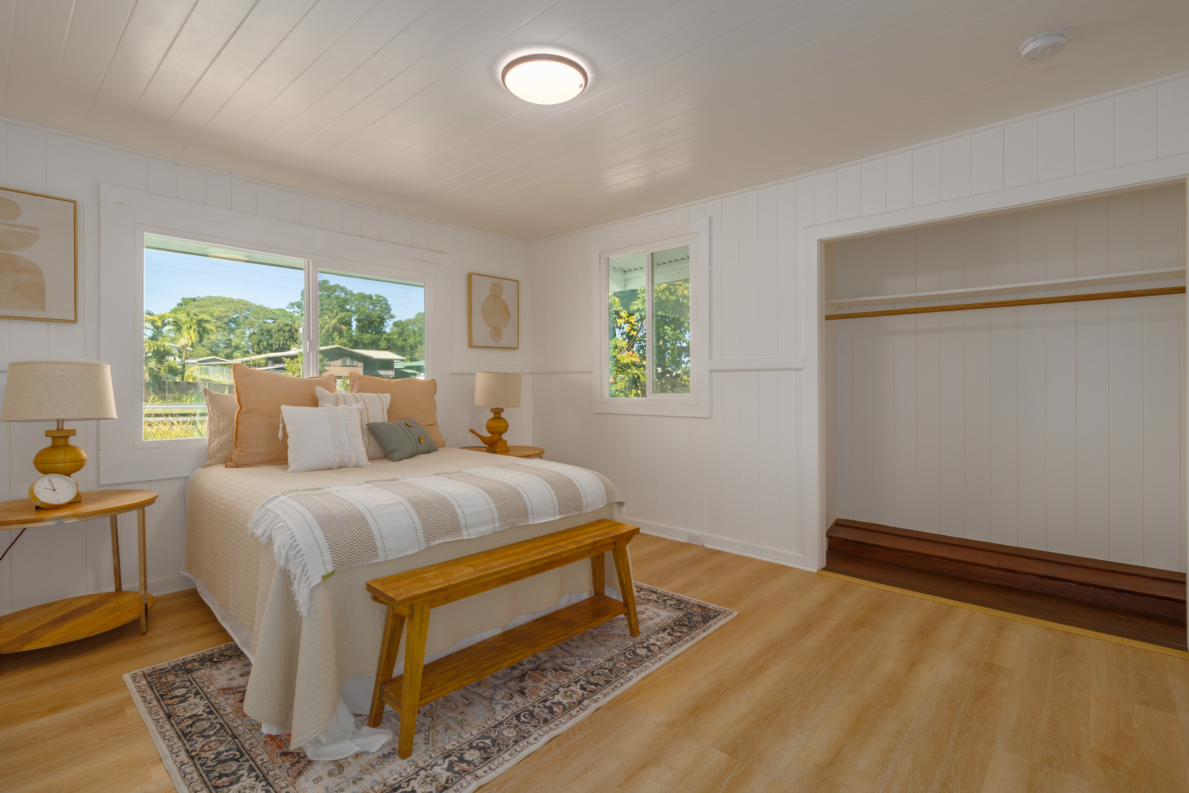 75 East Palai Street Hilo, HI 96720 - Photo 12 of 29 a bedroom with a bed and window