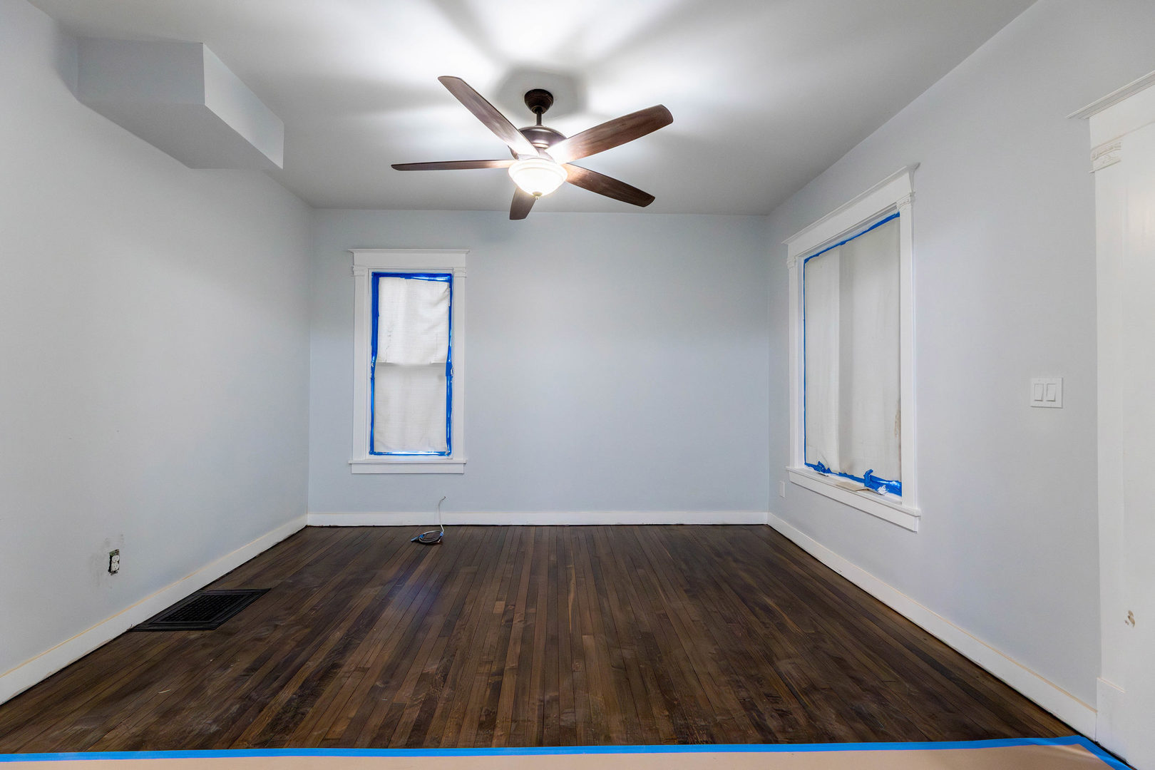 2834 West 36th Street Chicago, IL 60632 - Photo 4 of 24 wooden floor in an empty room with a window