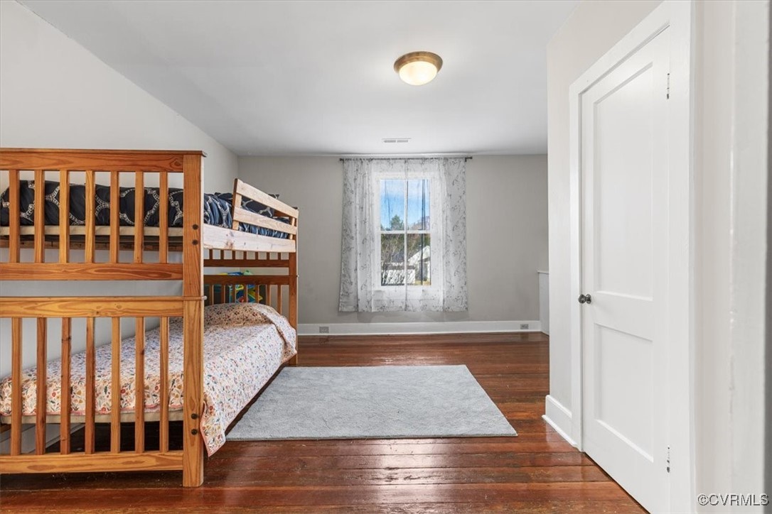 21 Old 15 Road New Canton, VA 23123 - Photo 25 of 49 Bedroom with dark hardwood / wood-style flooring