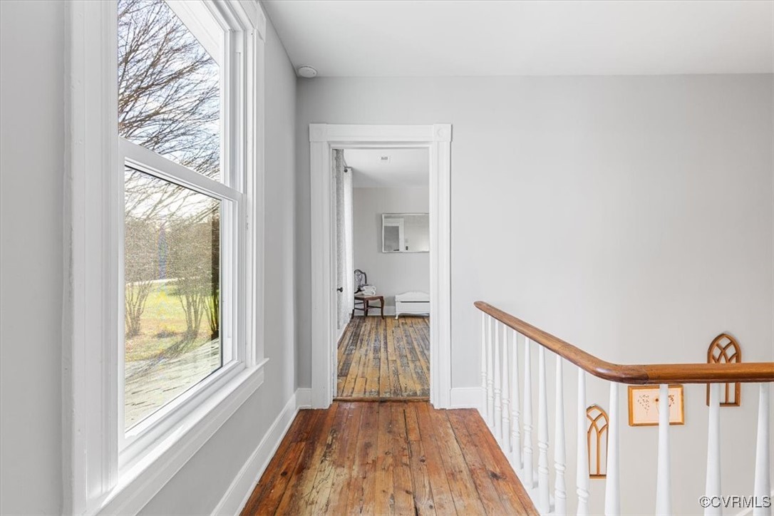 21 Old 15 Road New Canton, VA 23123 - Photo 30 of 49 Corridor featuring hardwood / wood-style floors an