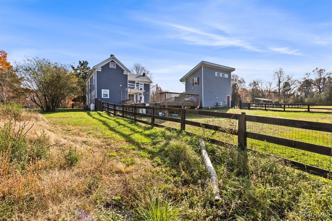 21 Old 15 Road New Canton, VA 23123 - Photo 41 of 49 View of yard with a rural view and a deck