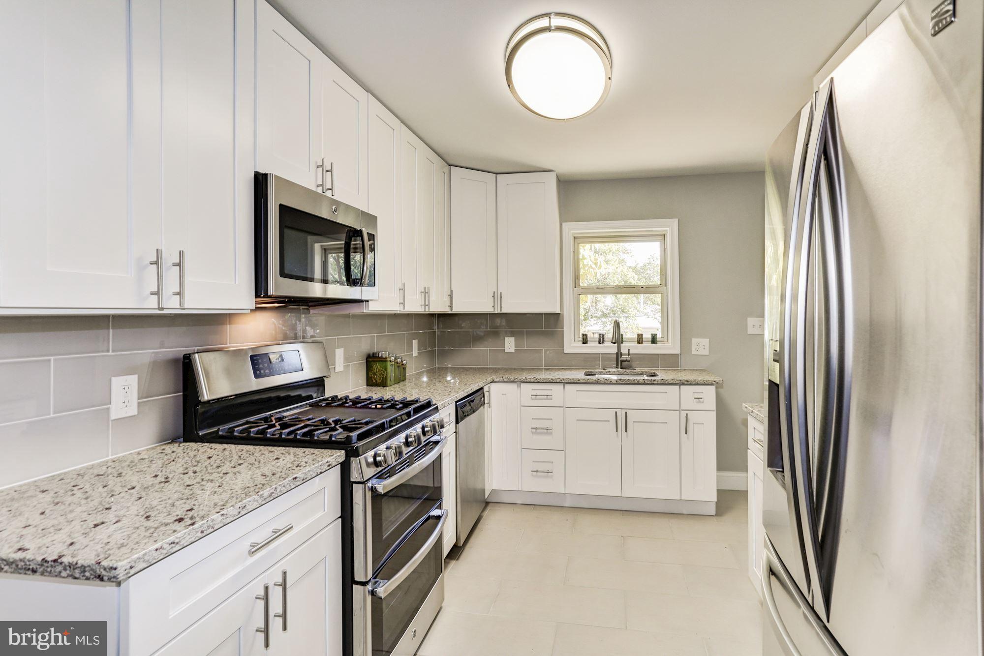 Kitchen with Stainless steel appliances