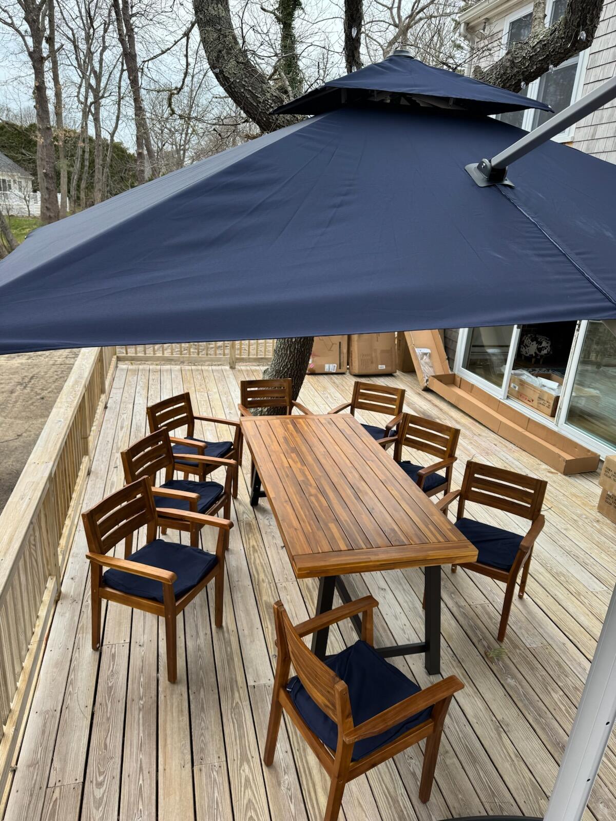 29 Pilgrim Road Dennis, MA 02638 - Photo 36 of 54 a roof deck view with a seating space