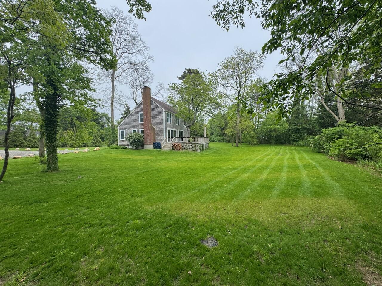 29 Pilgrim Road Dennis, MA 02638 - Photo 42 of 54 a view of a trees with a big yard