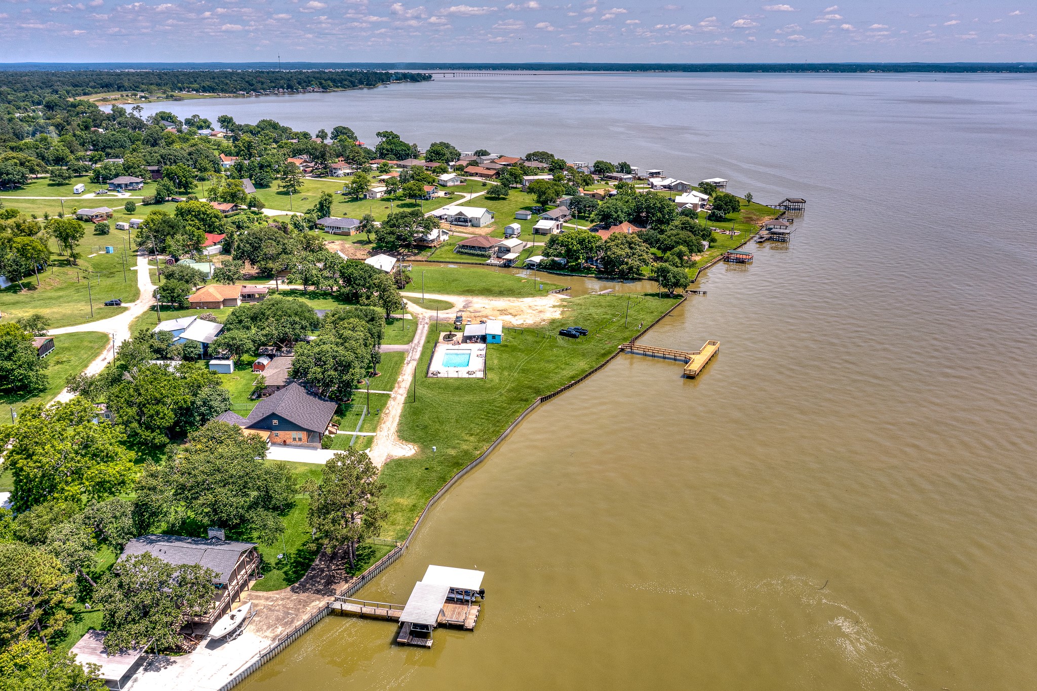 20 Clearview Point Blank, TX 77364 - Photo 40 of 44 a view of a garden with an outdoor space