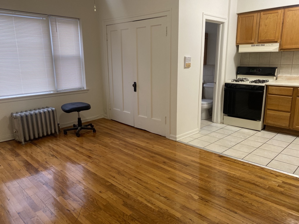 3045 West 63rd Street, Unit 201 Chicago, IL 60629 - Photo 2 of 8 a room with wooden floor and utility