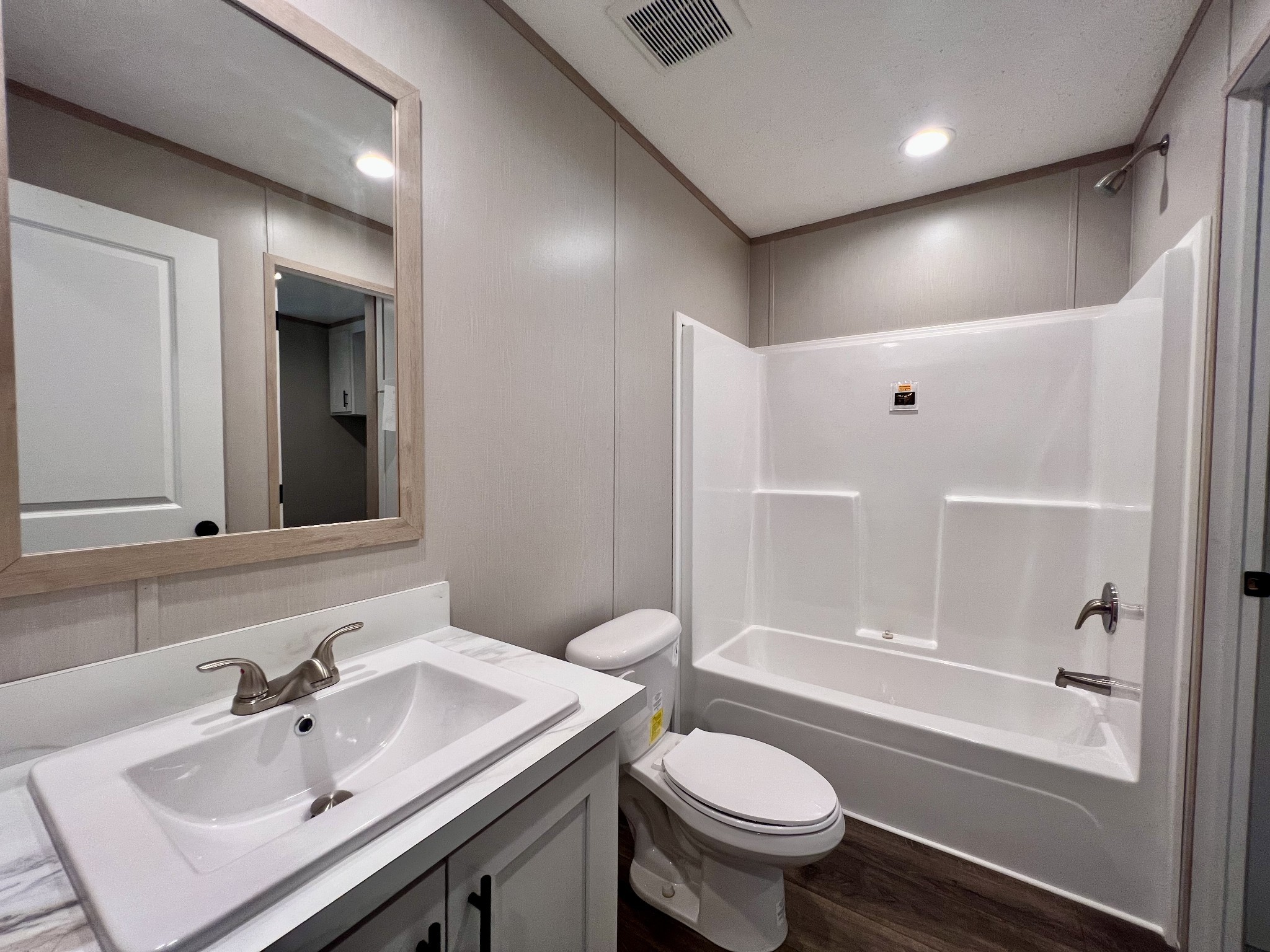 1037 McAfee Road Morrison, TN 37357 - Photo 19 of 23 a bathroom with a sink a toilet and shower