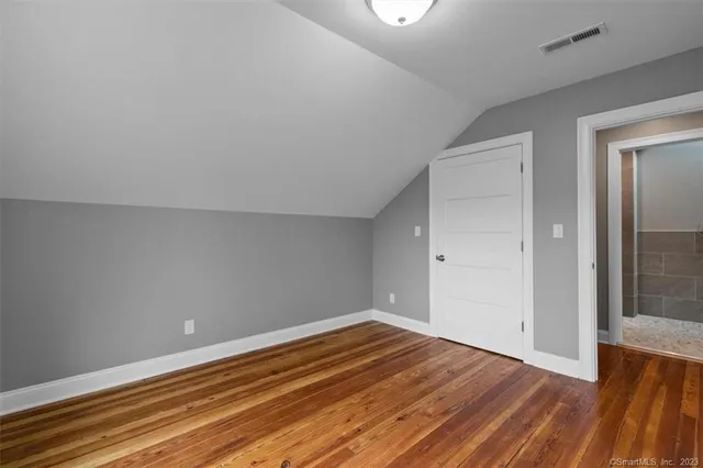 wooden floor in a room