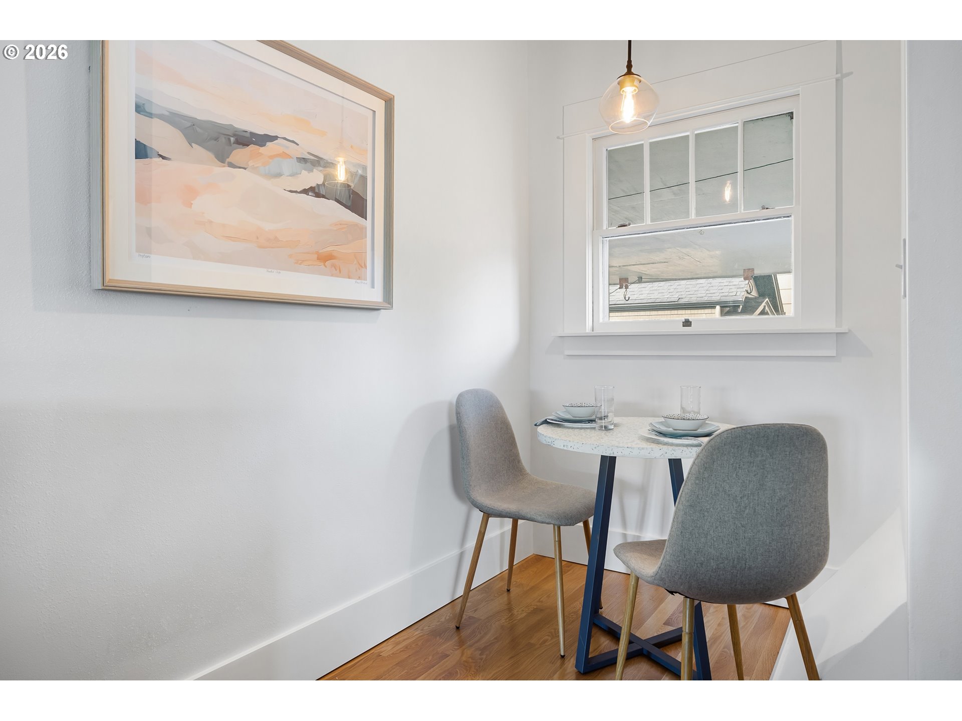 2845 Northeast 53rd Avenue Portland, OR 97213 - Photo 14 of 29 a view of a dining room with furniture and wooden floor