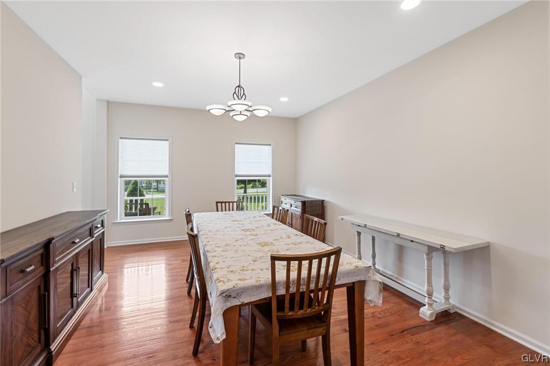 2152 Terry Road Nazareth, PA 18064 - Photo 23 of 42 a view of a dining room with furniture window and wooden floor
