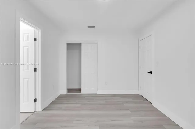 a view of an empty room