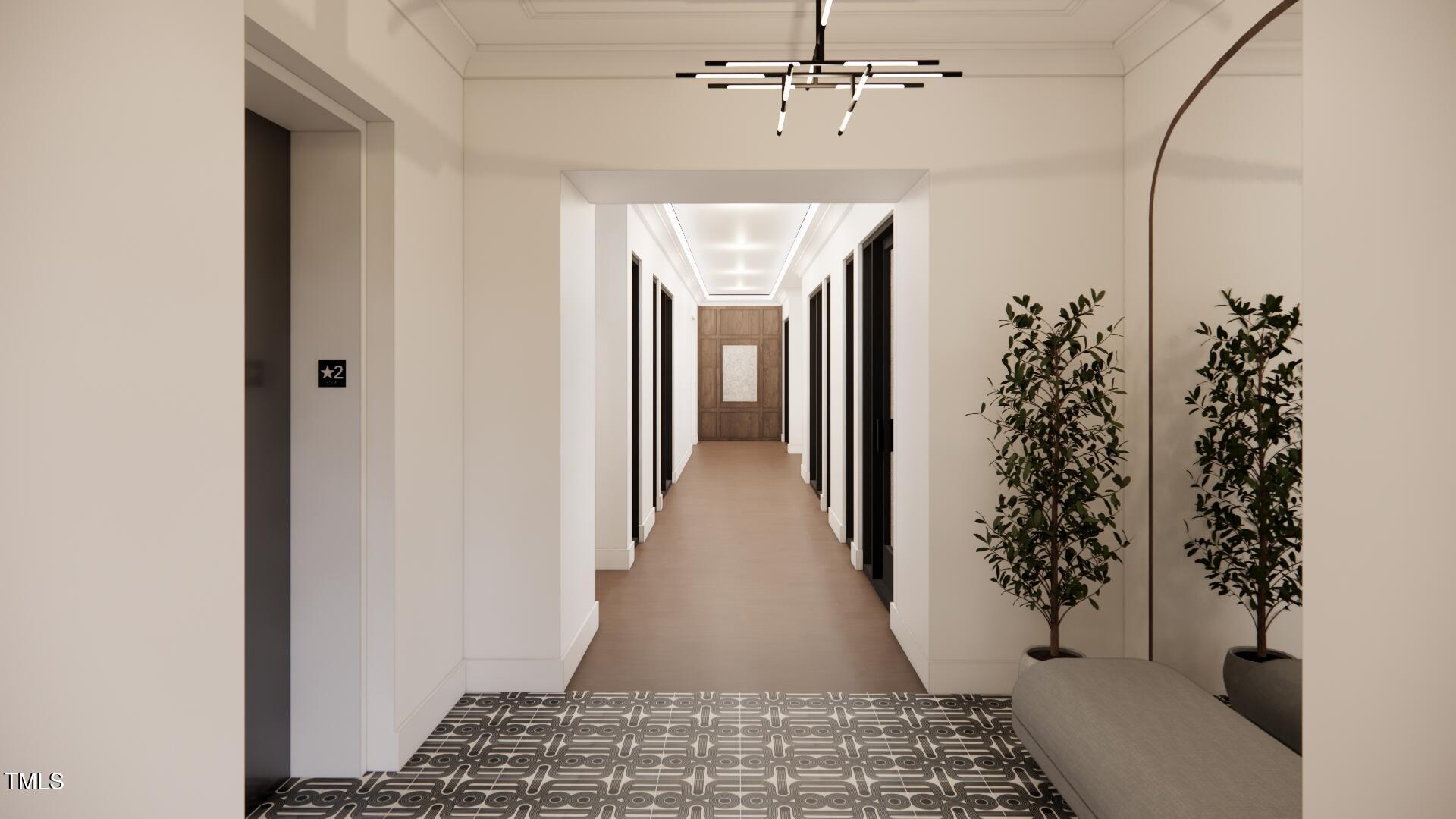 2201 West Cornwallis Road, Unit 2B2 Durham, NC 27705 - Photo 18 of 20 a view of a hallway view with staircase