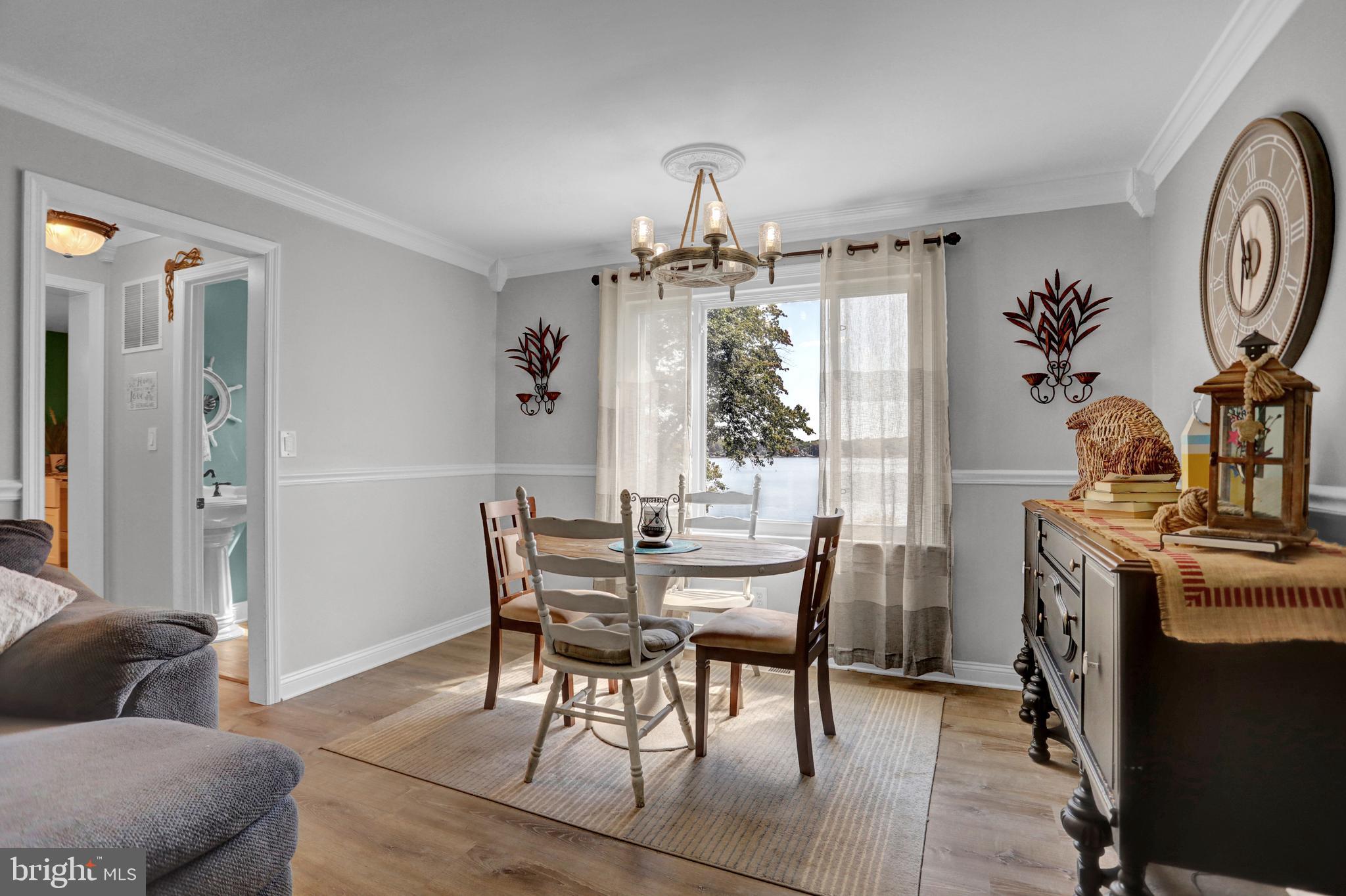 4017 East Baker Avenue Abingdon, MD 21009 - Photo 17 of 86 a view of a dining room with furniture window and outside view