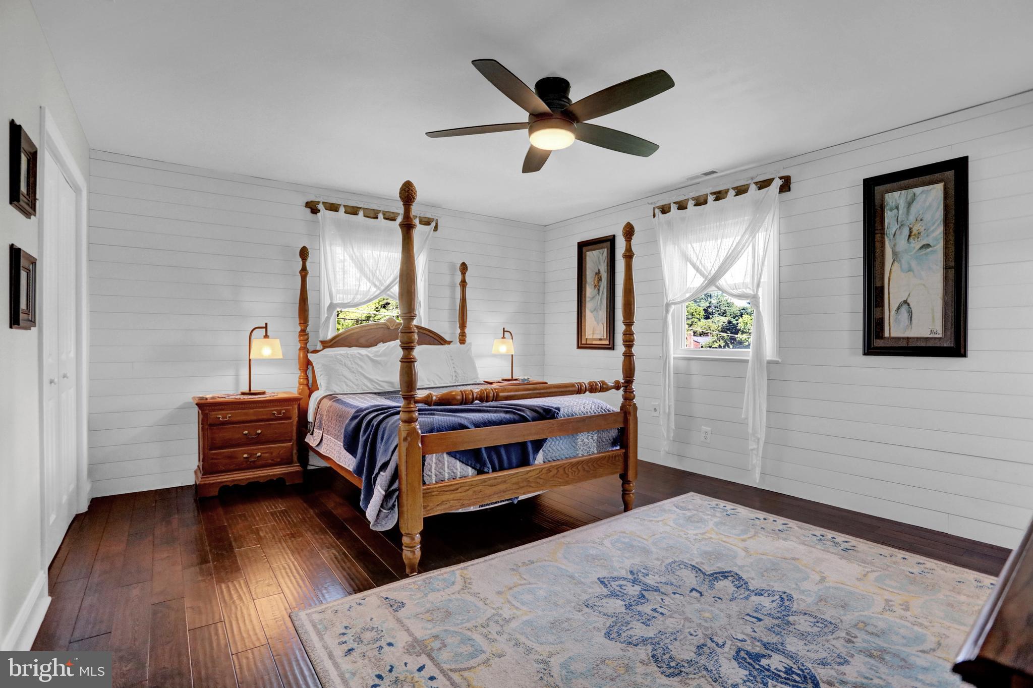 4017 East Baker Avenue Abingdon, MD 21009 - Photo 22 of 86 a bedroom with a bed and wooden floor