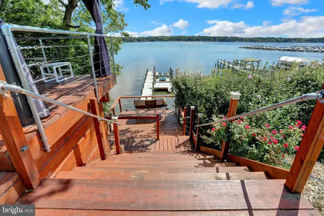 a view of a lake with a mountain and a lake view