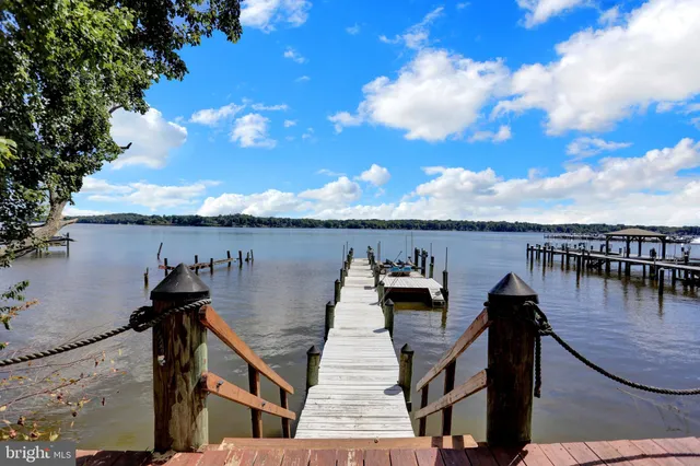 a view of a lake with a lake