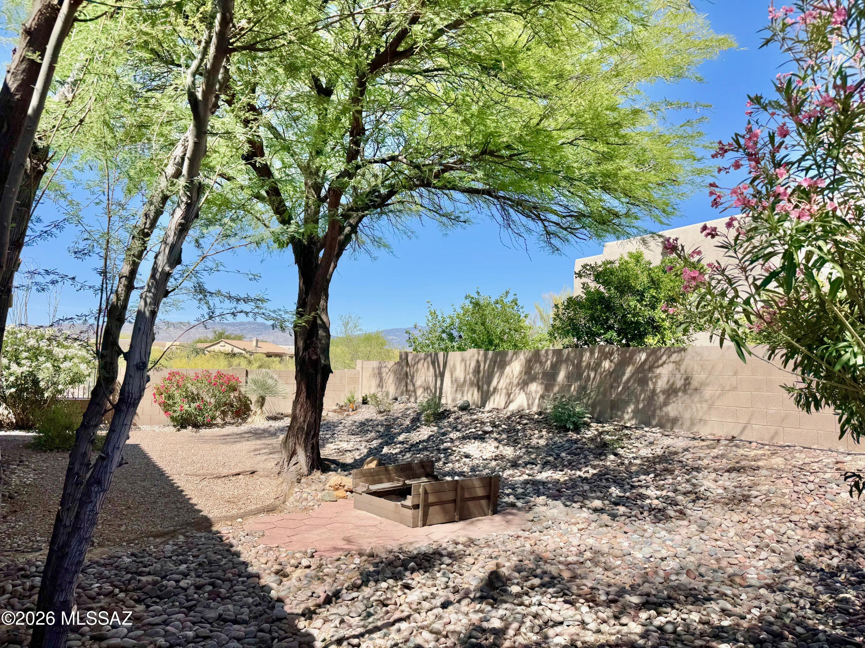 10835 South Heart Break Ridge Place Vail, AZ 85641 - Photo 39 of 49 a view of a backyard of the house
