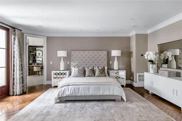 a kitchen with stainless steel appliances granite countertop a sink and a refrigerator