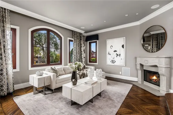 a bed room with furniture and a window