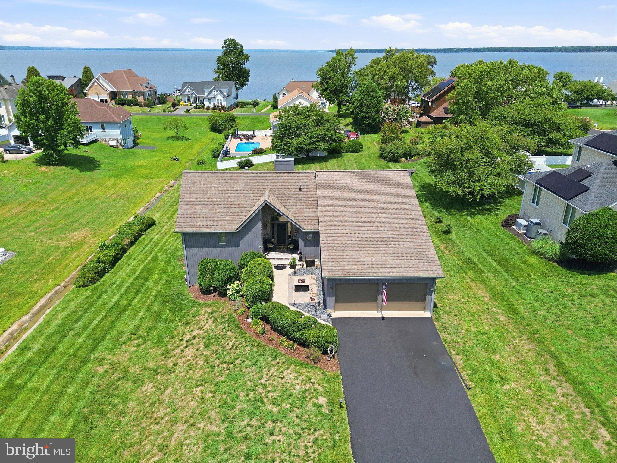 6495 Tides Road King George, VA 22485 - Photo 44 of 65 an aerial view of a house