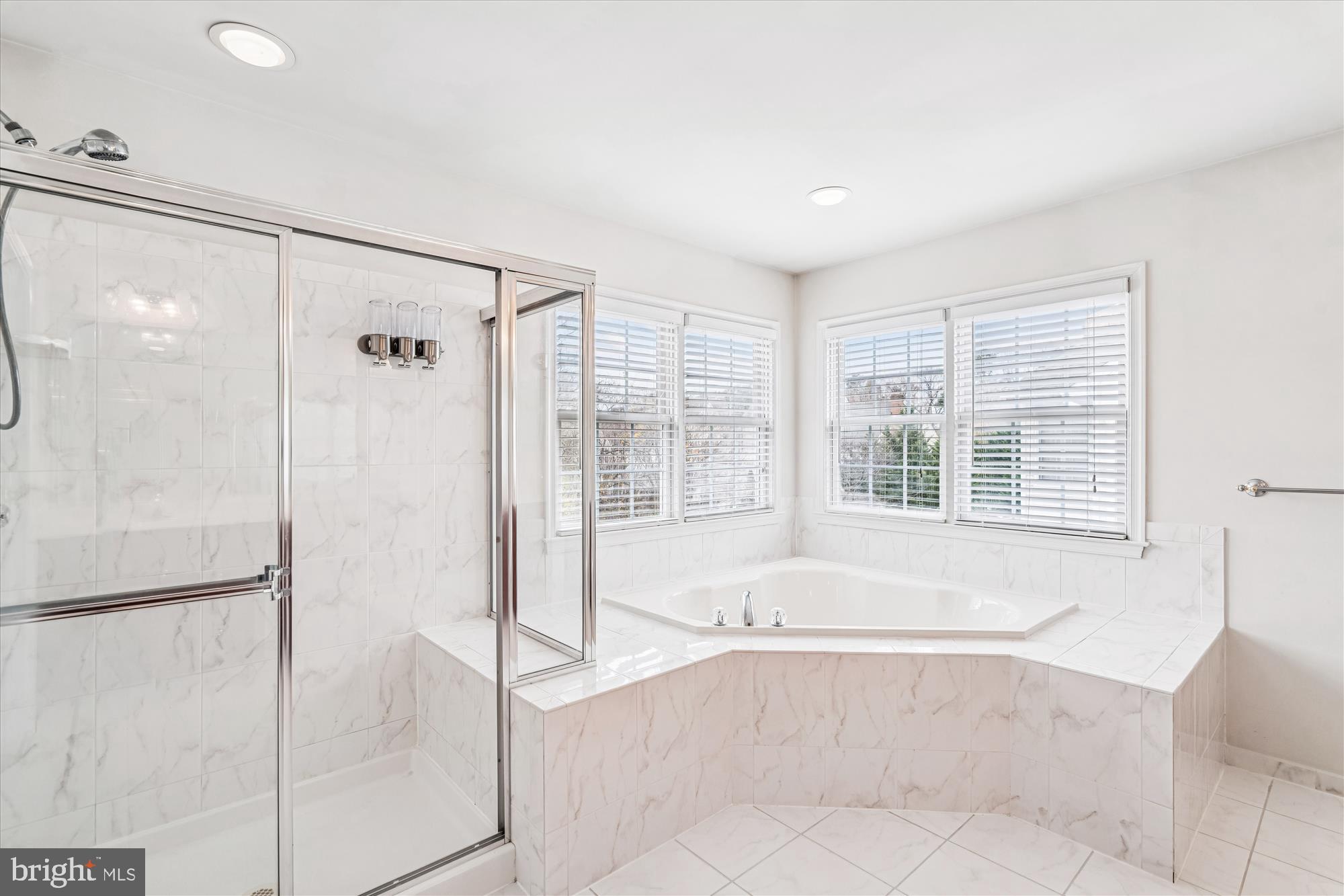 206 Heatherbloom Trail Gambrills, MD 21054 - Photo 27 of 46 a spacious bathroom with a bathtub and shower