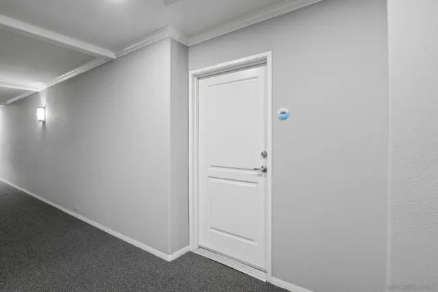 a view of an empty room