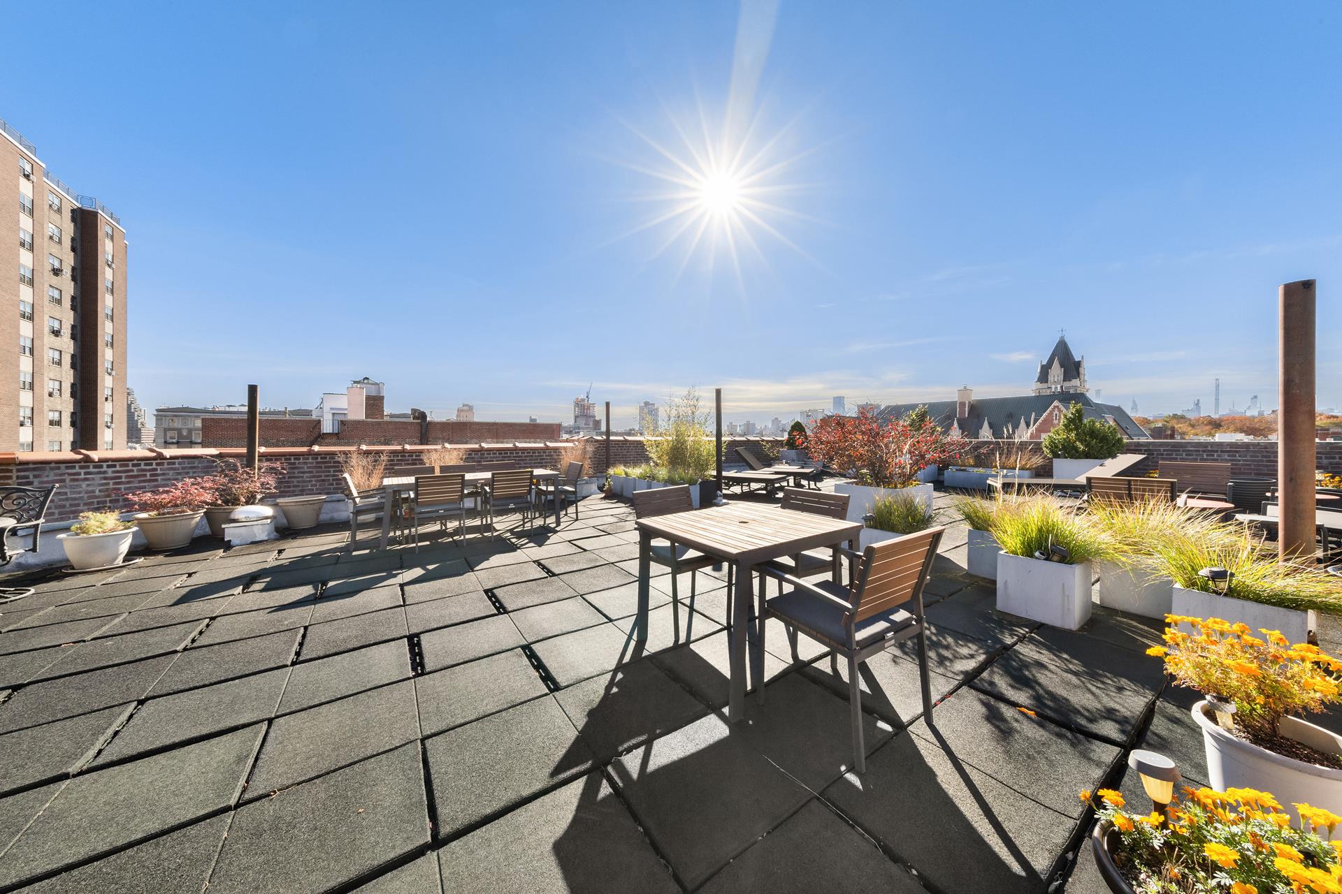 229 West 116th Street, Unit 2B Manhattan, NY 10026 - Photo 13 of 18 a view of a terrace with furniture and a terrace