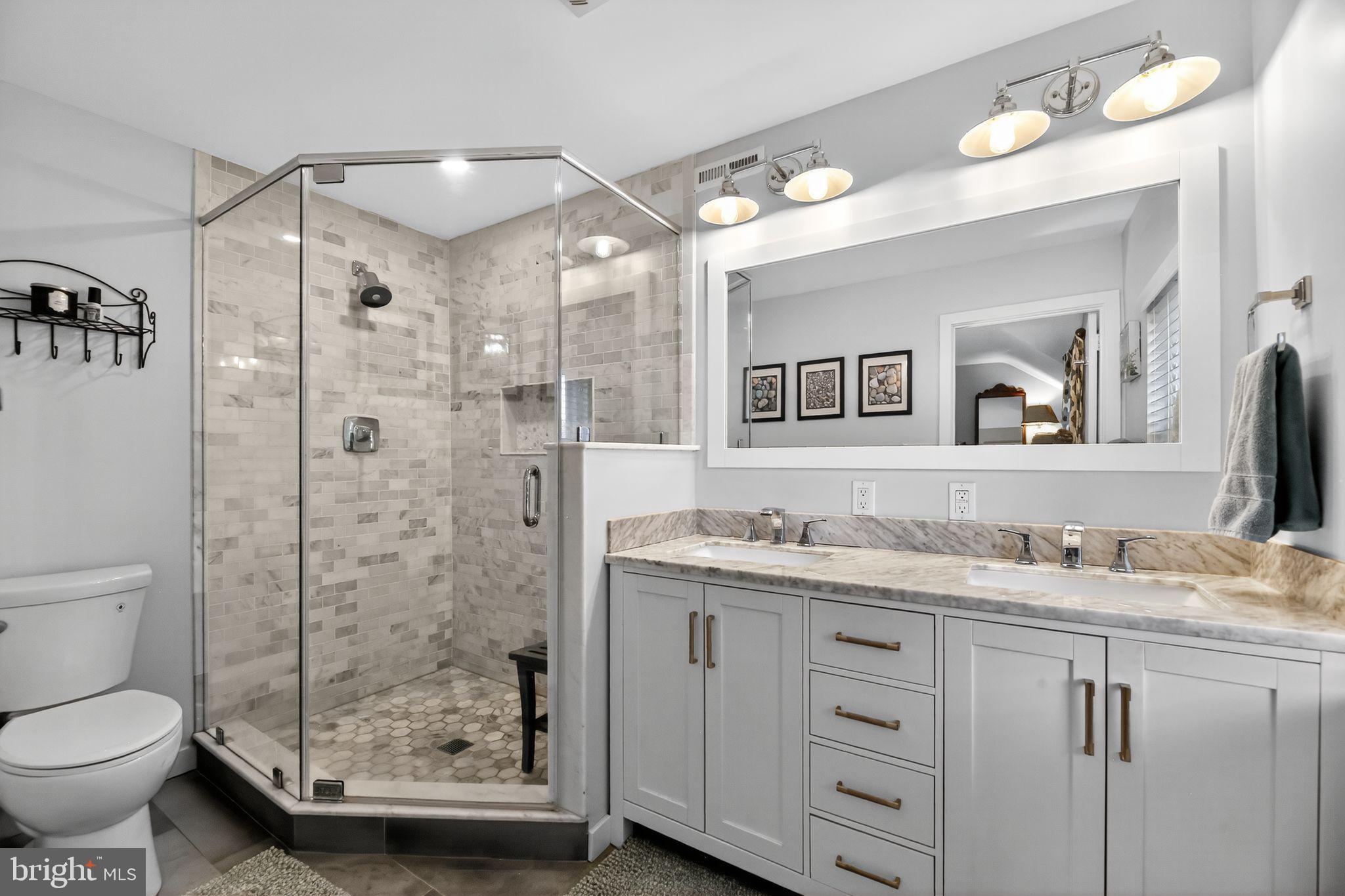 336 Gribbel Road Wyncote, PA 19095 - Photo 14 of 33 En suite bathroom - Great Shower