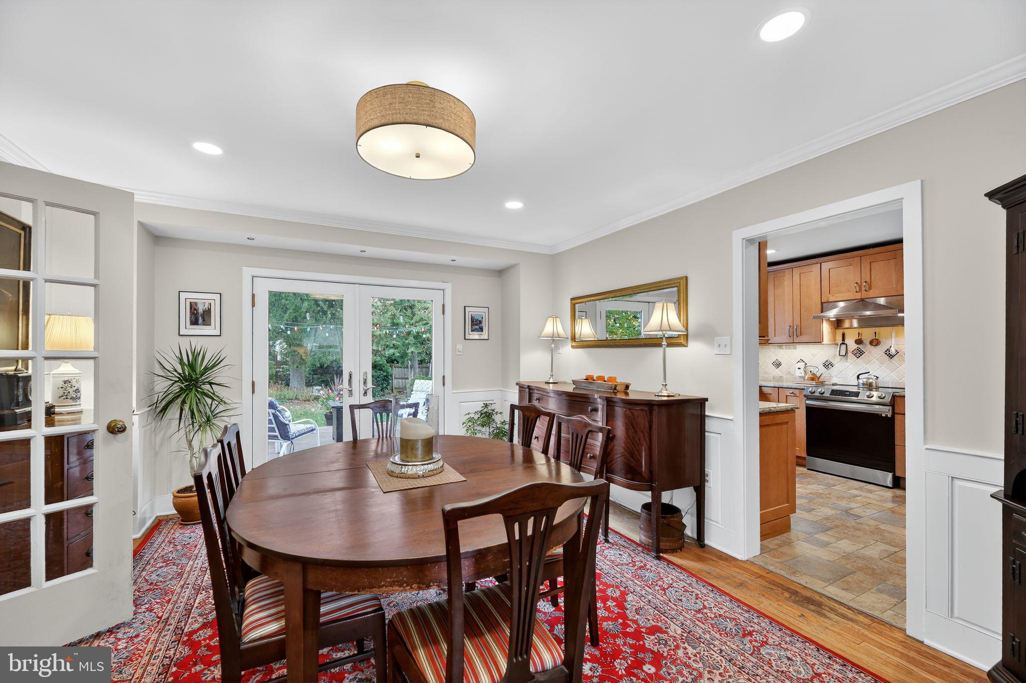 336 Gribbel Road Wyncote, PA 19095 - Photo 9 of 33 DR with exterior entrance to deck