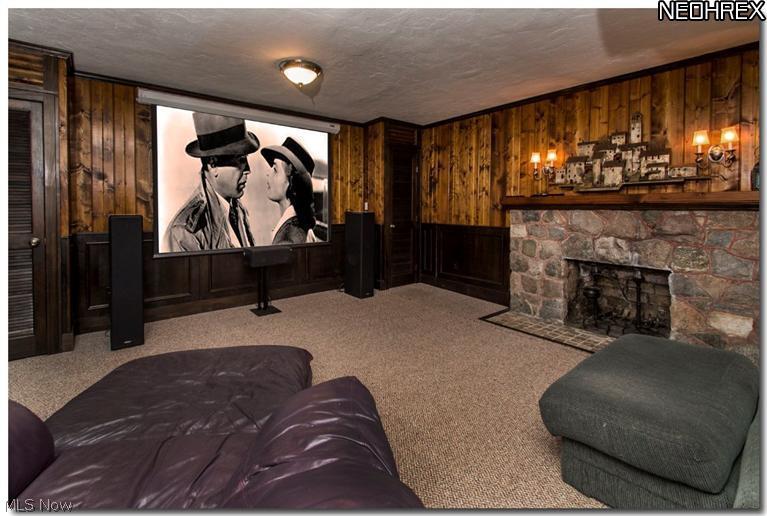 2957 Sedgewick Road Cleveland, OH 44120 - Photo 22 of 25 lower level theatre room
