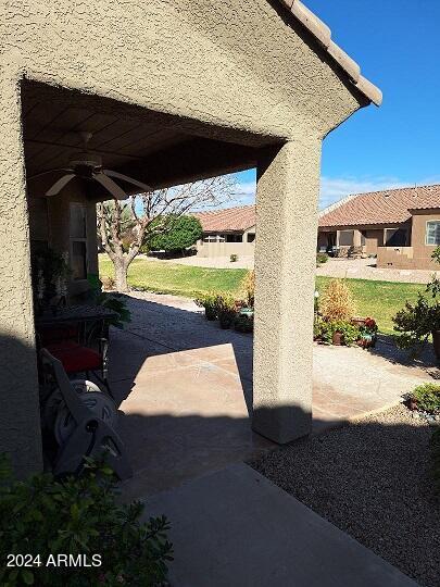 4202 East Broadway Road, Unit 198 Mesa, AZ 85206 - Photo 20 of 47 North facing patio on community greenbel