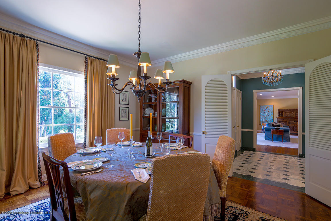 1987 Braeburn Road Altadena, CA 91001 - Photo 13 of 48 a view of a dining room with furniture window and outside view