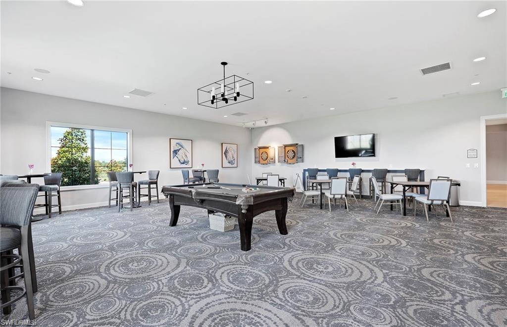 5705 Mayflower Way, Unit 1404 Ave Maria, FL 34142 - Photo 30 of 36 Game room featuring billiards table