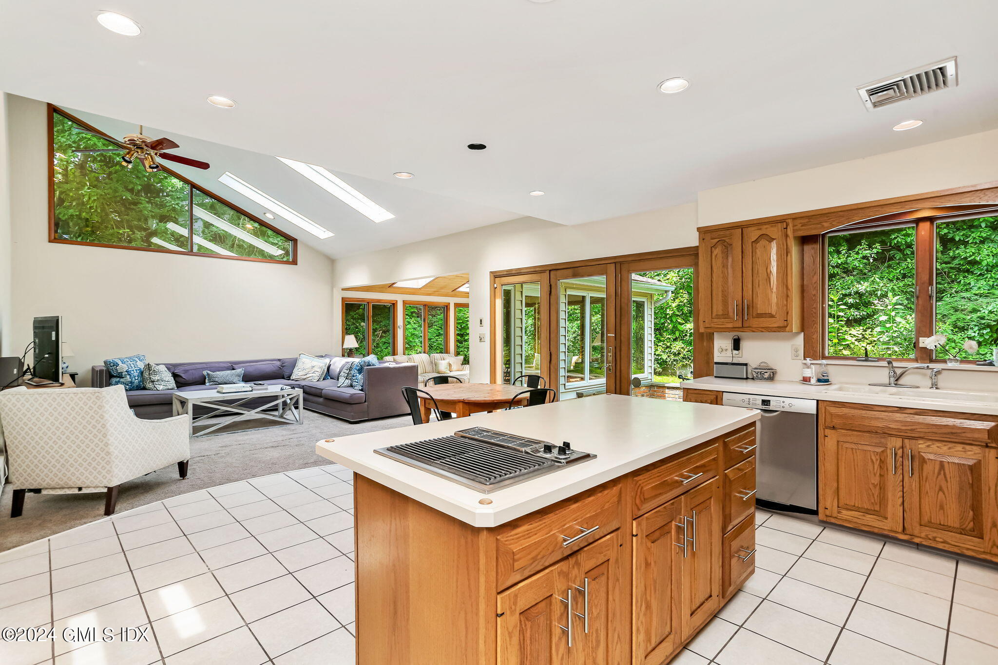 58 Arch Street Riverside, CT 06878 - Photo 6 of 21 a large white kitchen with a large window