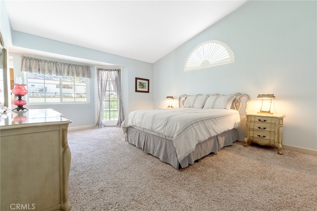 10554 Champagne Road Rancho Cucamonga, CA 91737 - Photo 17 of 25 Primary Bedroom with Door to Backyard