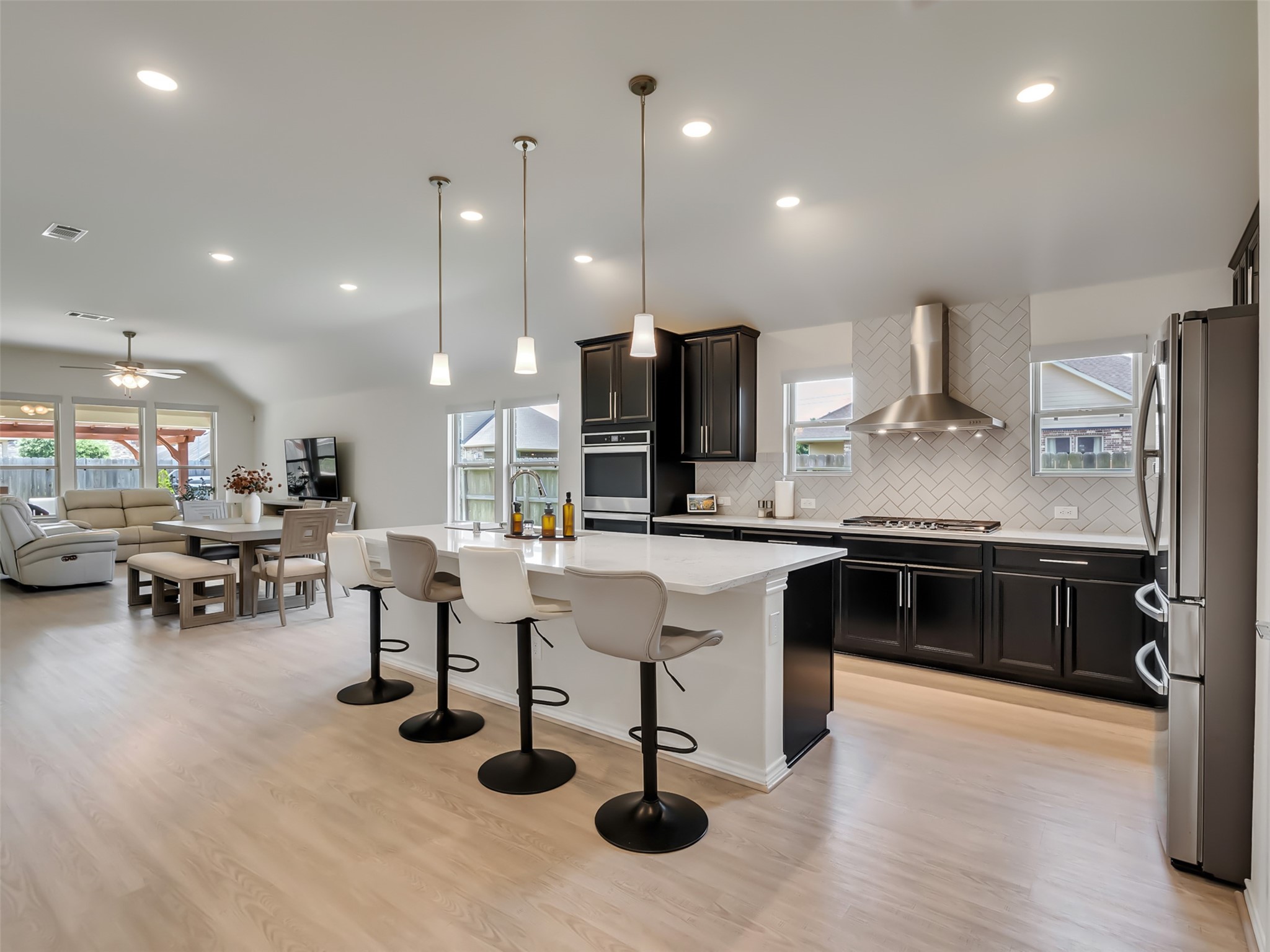 27997 Lone Hollow Lane Spring, TX 77386 - Photo 20 of 45 a kitchen with counter space cabinets and appliances