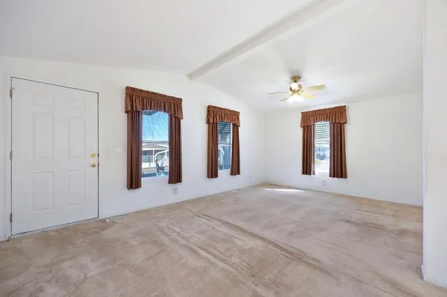 a view of an empty room with window