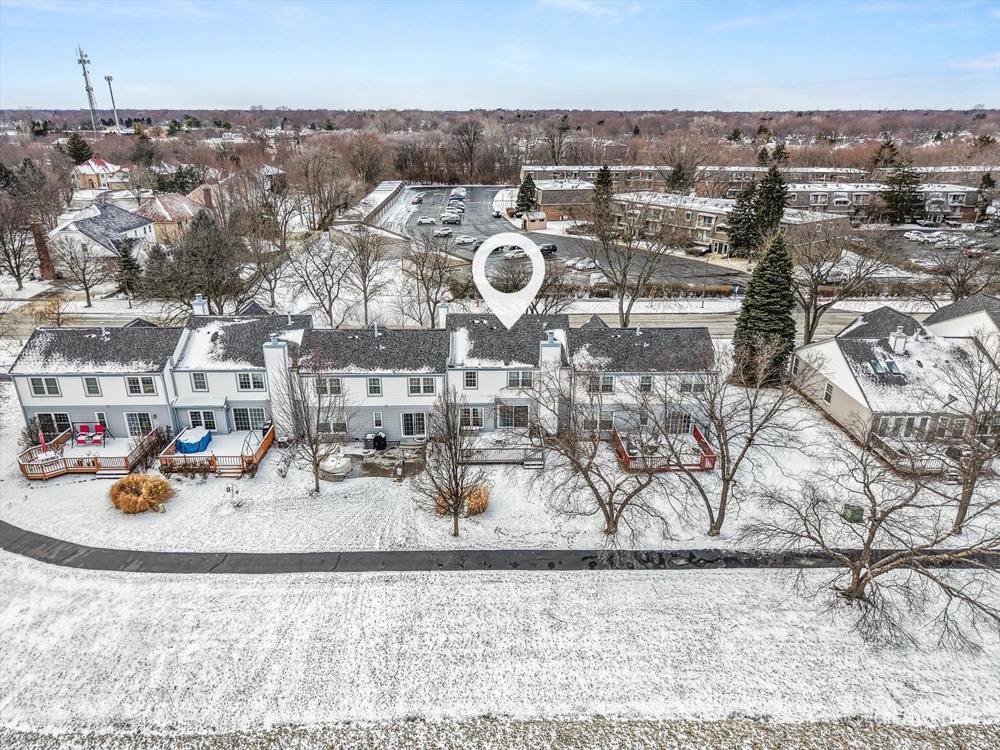1712 Coach Drive Naperville, IL 60565 - Photo 33 of 39 an aerial view of residential houses with outdoor space