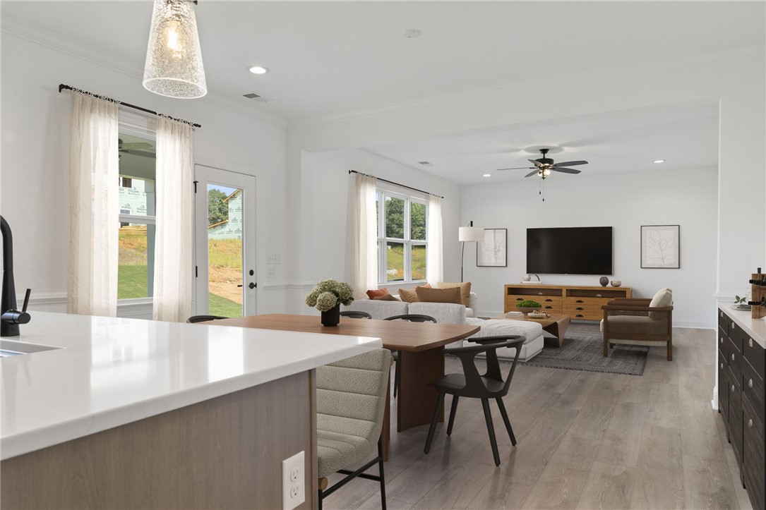 207 Branford Street, Unit SUN0132 Anderson, SC 29625 - Photo 14 of 50 Dining/Family Room **Photo has been virtually staged**